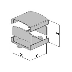 Plastkapsling EC10-100-134