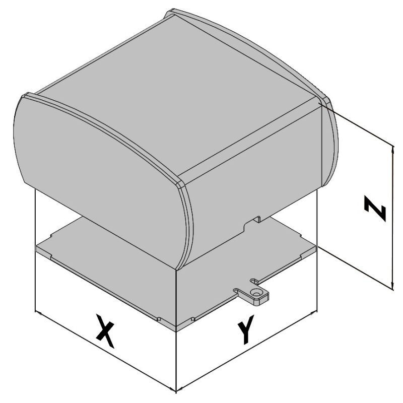 Plastkapsling EC10-400-64